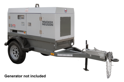 Wacker Neuson MGT1 Trailer for Mobile Generator