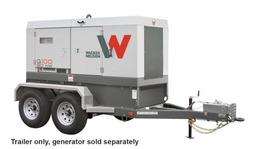 Wacker Neuson MGT3.1E Mobile Generator Trailer, Electric, Dual Axle, 5200LB Each